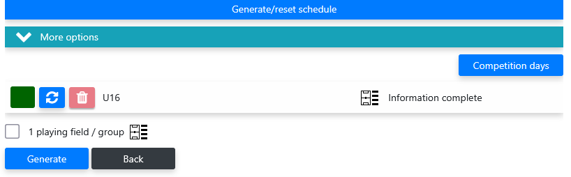 Step 6: Generate tournament